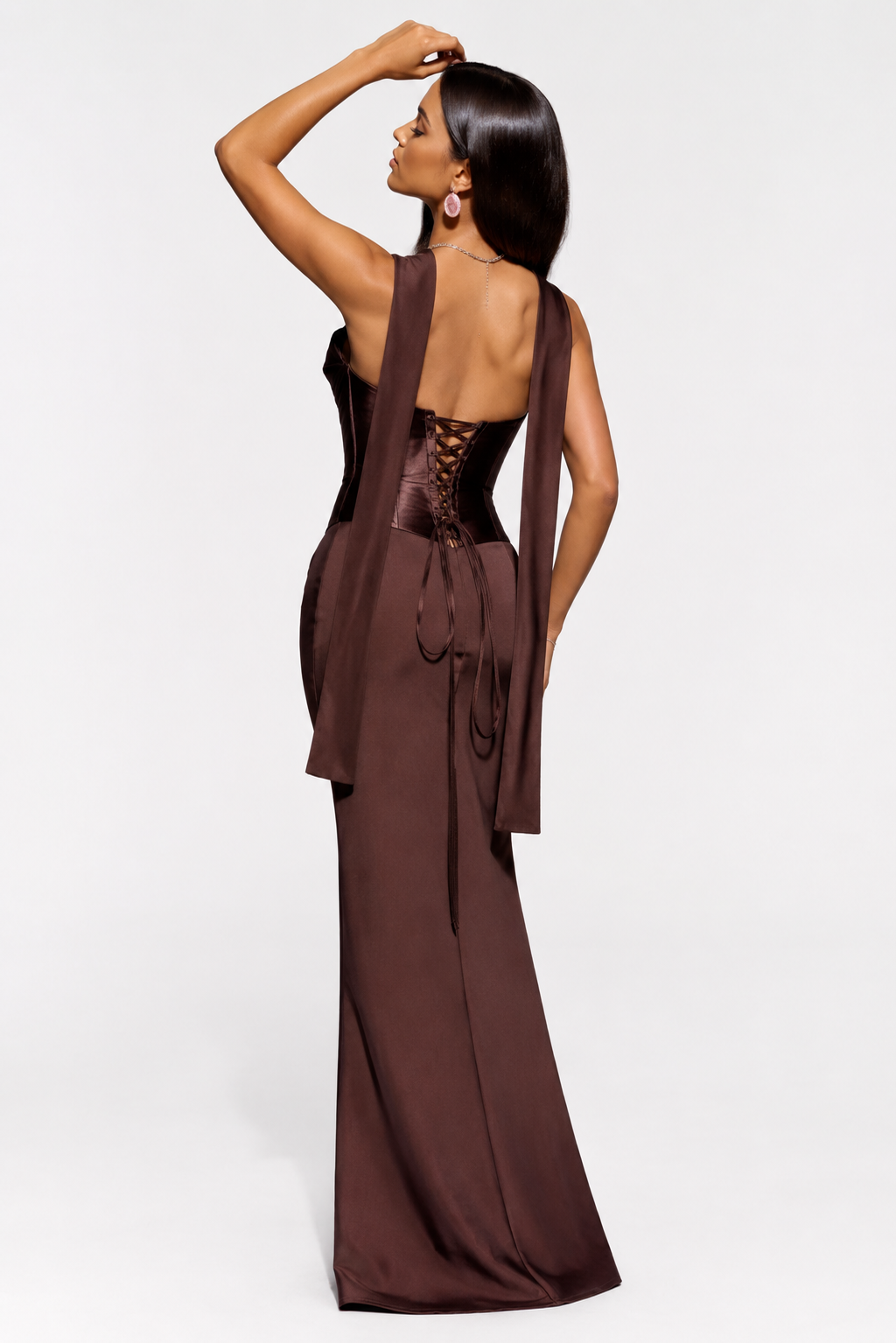 Harper Corset Dress - Espresso