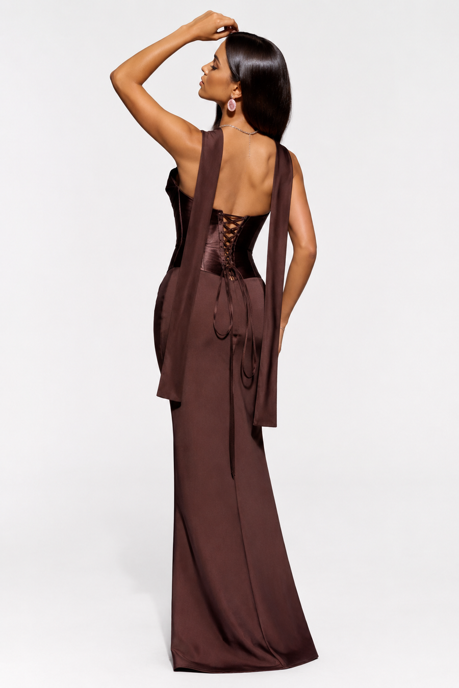 Harper Corset Dress - Espresso