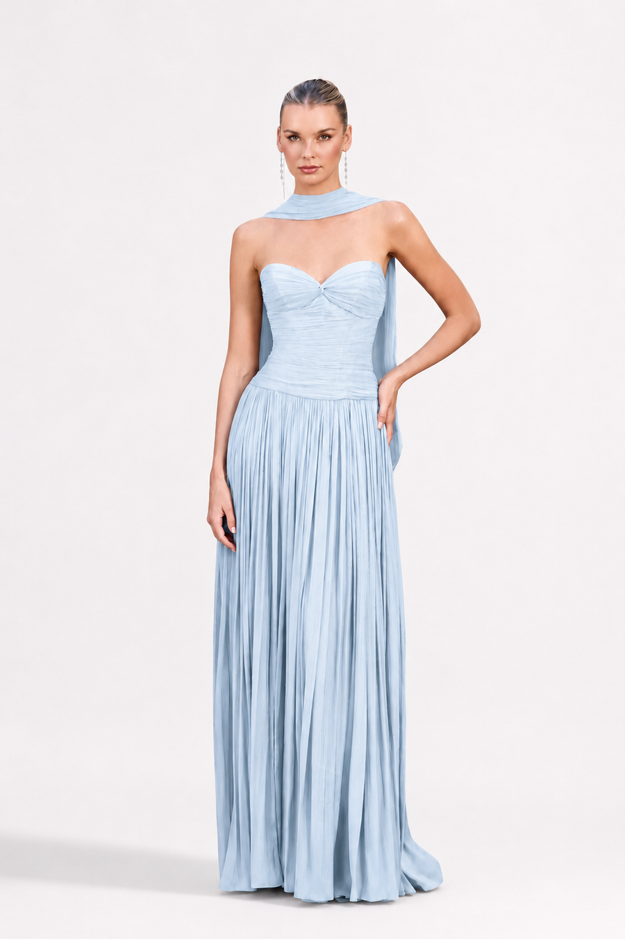 Sienna Dress - Light Blue
