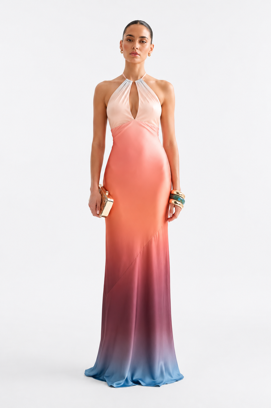 Analise Dress - Coral