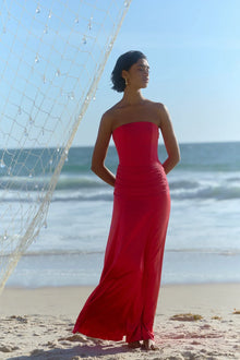 Celine Dress - Raspberry