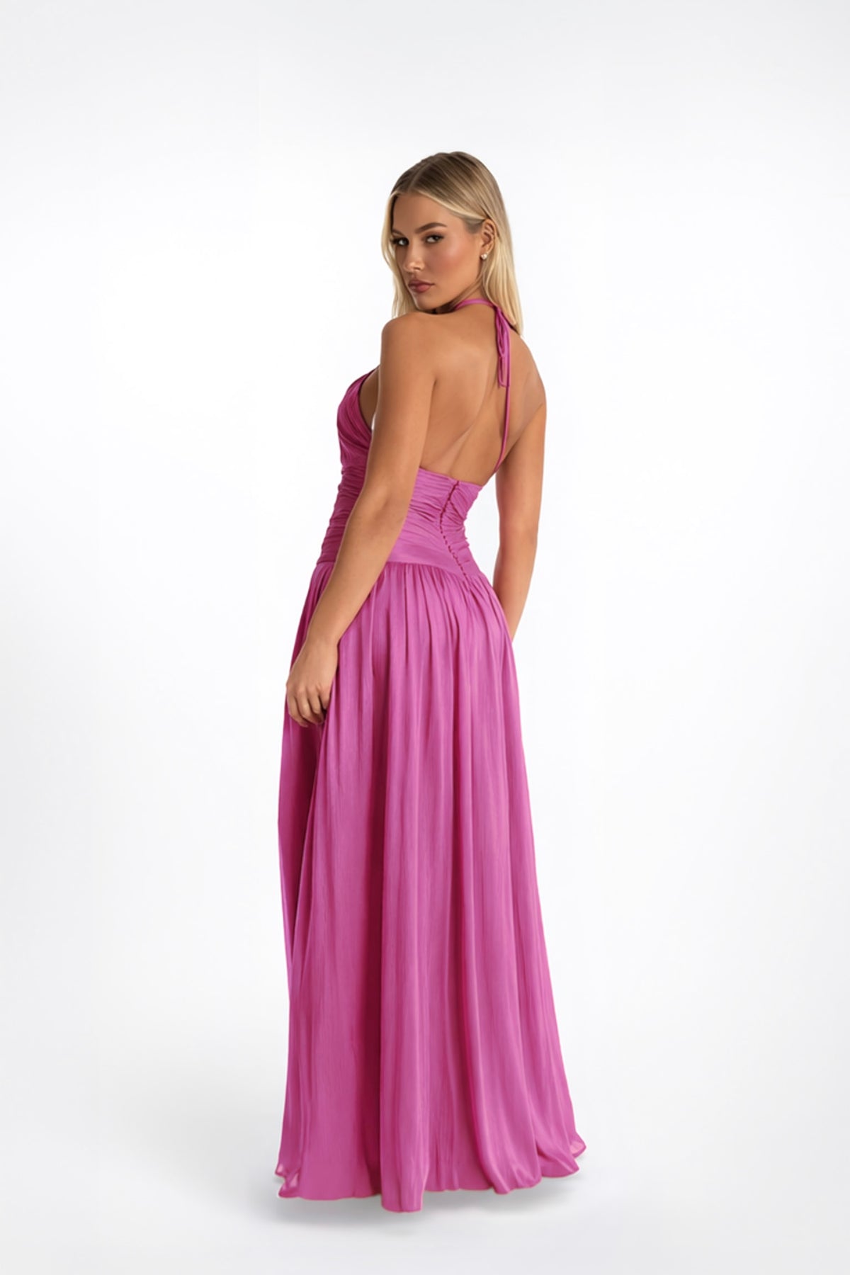 Bella Dress - Raspberry