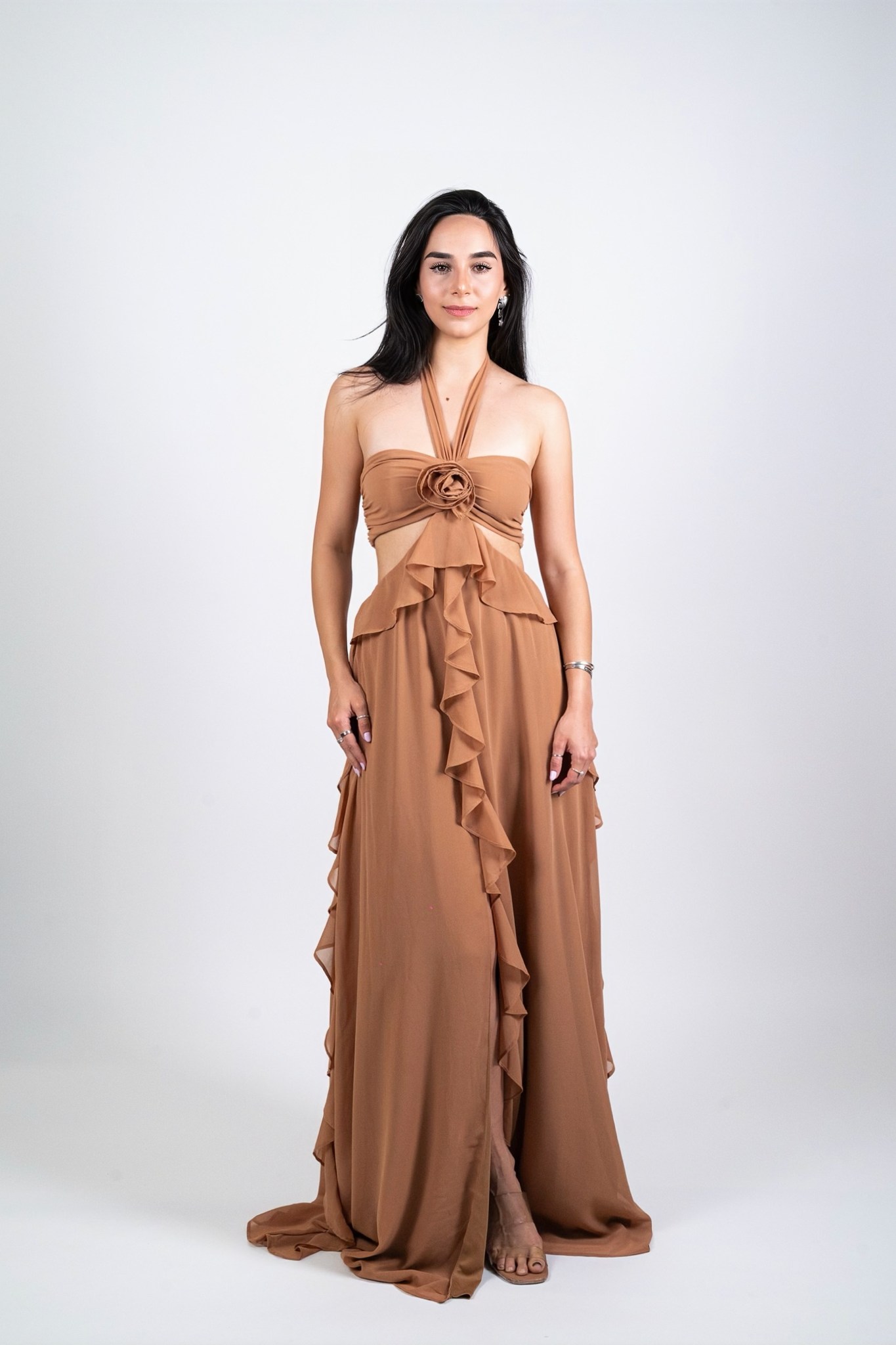 Ameliah Dress - Mocha