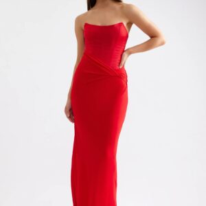 Elora Dress - Scarlet