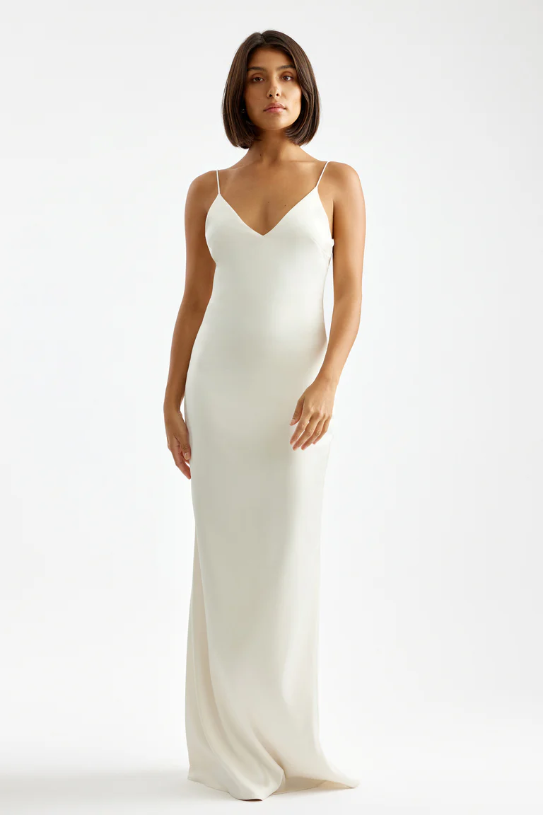 Leila Dress - Oyster