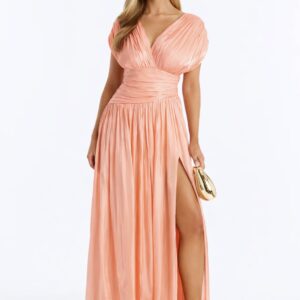 Isabella Dress- Peach