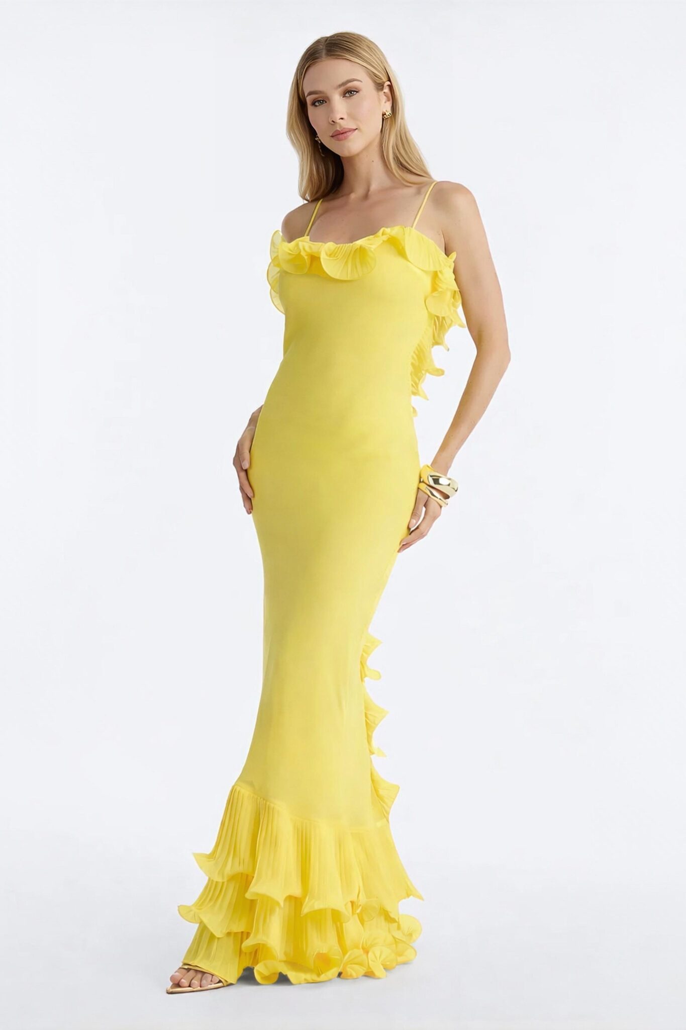 Fiorella Dress - Yellow